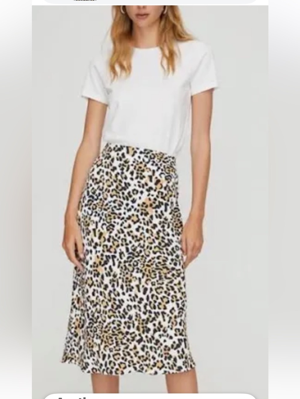 Babaton animal print Skirt
